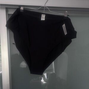 Old Navy Plus Size (2X) Black High-Waisted Bikini Bottom